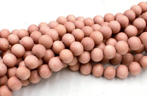 Unwaxed Rosewood Beads, 10mm, Round